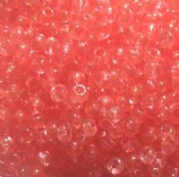 50g 6/0 Transparent Coral Pink